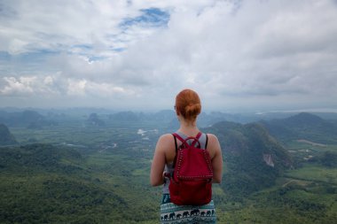 Kız güzel bir görünüme sahiptir, Krabi, Tayland