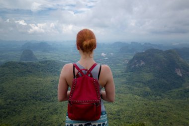 Kız güzel bir görünüme sahiptir, Krabi, Tayland