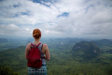 Kız güzel bir görünüme sahiptir, Krabi, Tayland