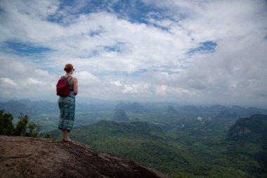 Kız güzel bir görünüme sahiptir, Krabi, Tayland
