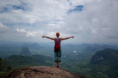 Kız güzel bir görünüme sahiptir, Krabi, Tayland
