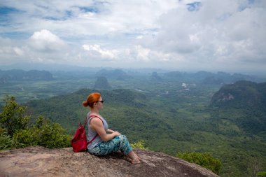 Kız güzel bir görünüme sahiptir, Krabi, Tayland