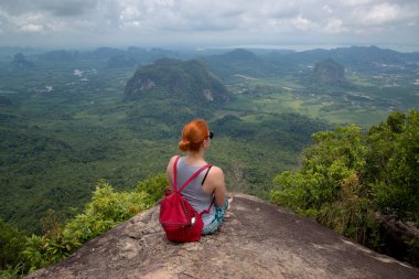 Kız güzel bir görünüme sahiptir, Krabi, Tayland