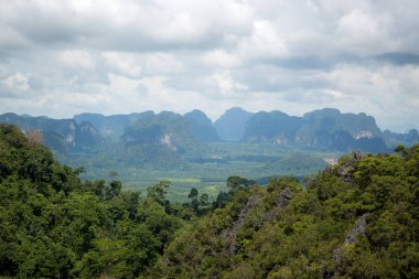 Tiger Cave Temple, Wat Tham Suea, Krabi Bölgesi, Tayland üst