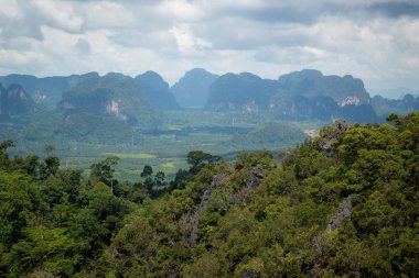 Tiger Cave Temple, Wat Tham Suea, Krabi Bölgesi, Tayland üst
