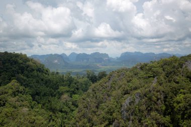 Tiger Cave Temple, Wat Tham Suea, Krabi Bölgesi, Tayland üst