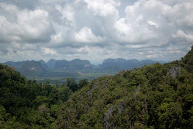 Tiger Cave Temple, Wat Tham Suea, Krabi Bölgesi, Tayland üst