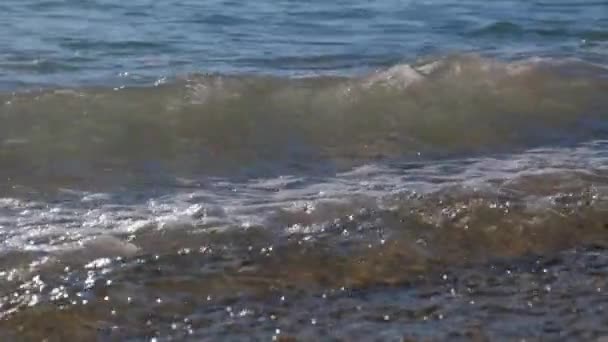 Ocean Široký Záběr Epické Prázdné Osamělé Pláže Atlantském Oceánu Měkkém — Stock video