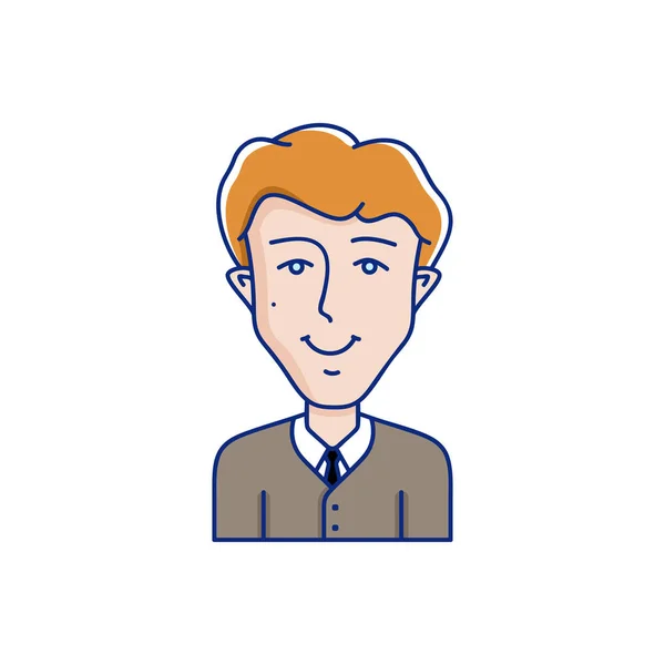 Vectorillustratie avatar karakter — Stockvector