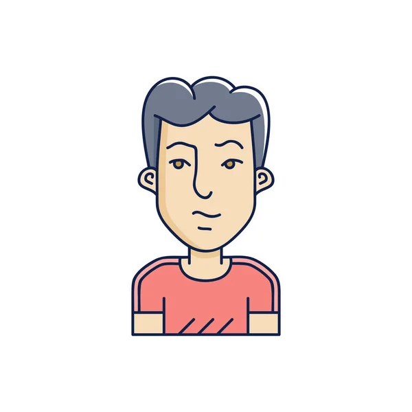 Vektör avatar karakter çizim — Stok Vektör