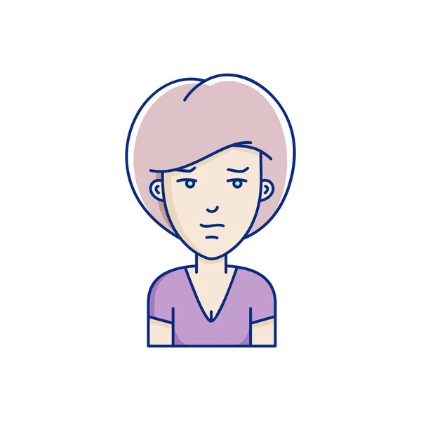 Vectorillustratie avatar karakter — Stockvector