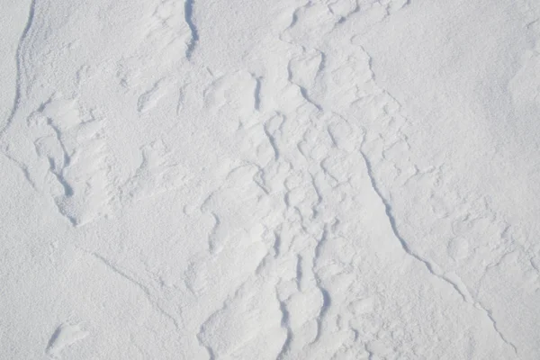 高角度的雪纹理视图 冬季背景 — 图库照片