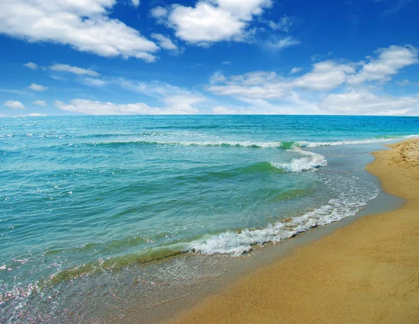Praia Mar Céu — Fotografia de Stock