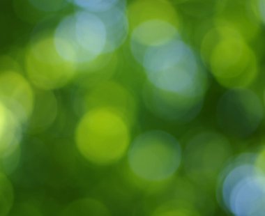 yeşil bokeh soyut ışık arkaplanı