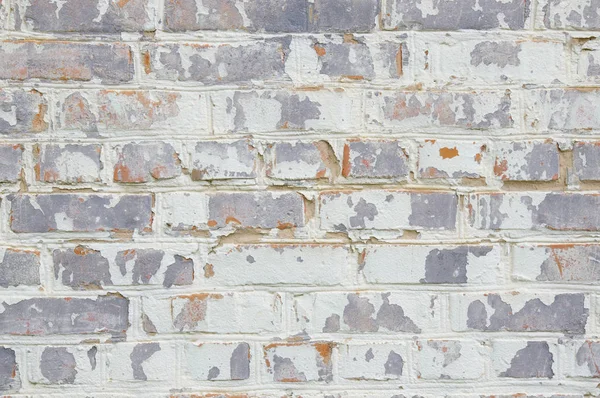 Oude Witte Bakstenen Muur Textuur Voor Achtergrond — Stockfoto