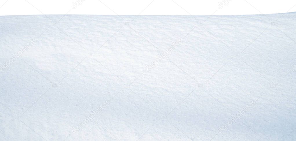 snow isolated on white backgroun