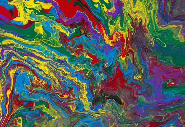 Abstract Background Color Paint Mixed Flows — Stock Photo, Image