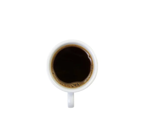 Cup Coffee Isolated White — Stock Photo, Image