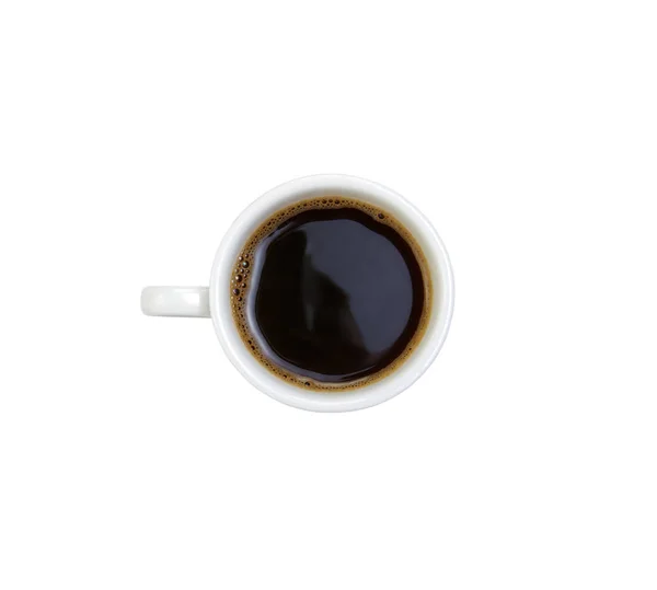 Cup Coffee Isolated White — Stock Photo, Image