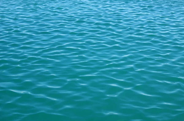 Blaue Meeresoberfläche Mit Wellen Hintergrund Wasser — Stockfoto