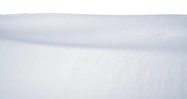 Schnee Isoliert Auf Weißem Hintergrund — Stockfoto