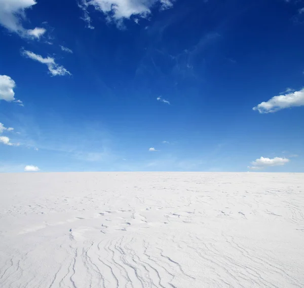 Paesaggio Invernale Sfondo Neve Cielo — Foto Stock