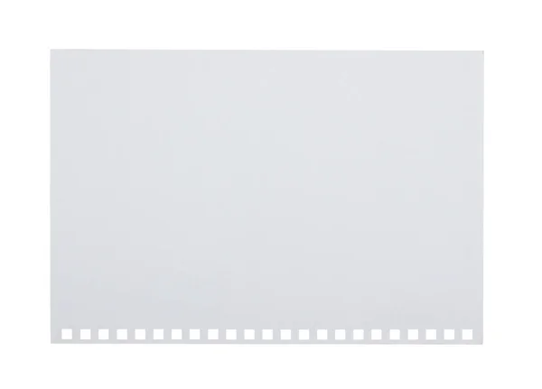 白い紙に隔離された紙は — ストック写真