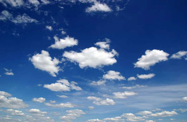 Hintergrund Von Blauem Himmel Und Weißen Wolken — Stockfoto