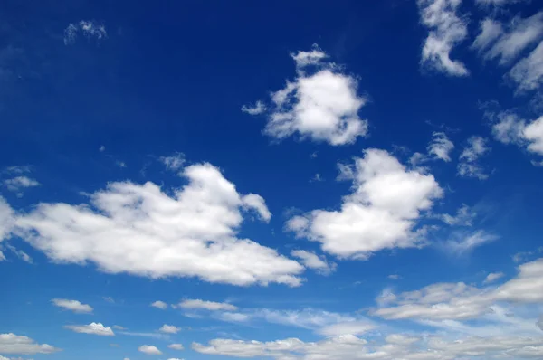 Achtergrond Van Blauwe Lucht Witte Wolken — Stockfoto