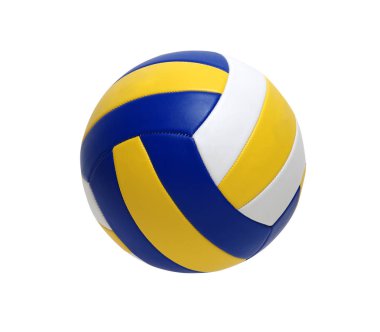 Beyaz Arkaplanda İzole edilmiş Voleybol Topu