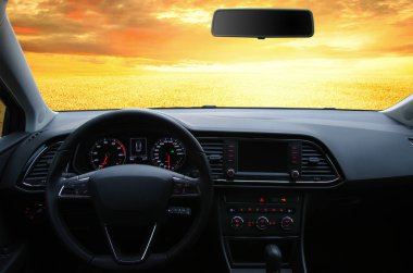 Manzara araba görünümü içinde