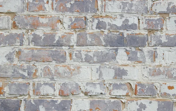 Oude Witte Bakstenen Muur Textuur Voor Achtergrond — Stockfoto