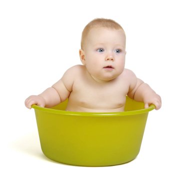 Şirin Bebek Banyoda küvette