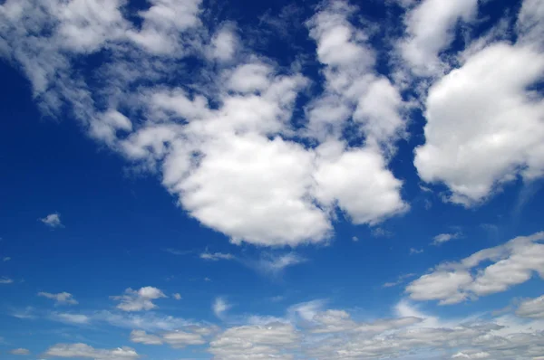 Hintergrund Von Blauem Himmel Und Weißen Wolken — Stockfoto