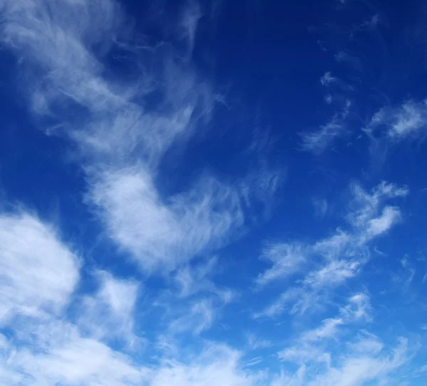 Tło Błękitnego Nieba Białe Chmury — Zdjęcie stockowe