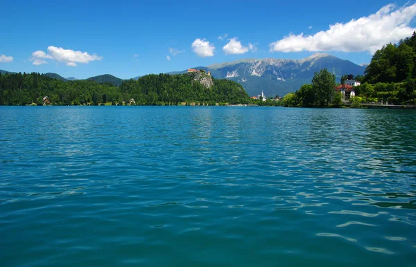 Krajinné Jezero Bled Hory Slovinsko Evropa — Stock fotografie
