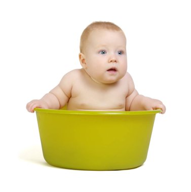 Şirin Bebek Banyoda küvette