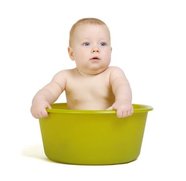 Şirin Bebek Banyoda küvette