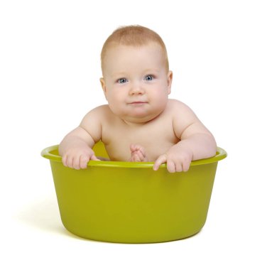 Şirin Bebek Banyoda küvette