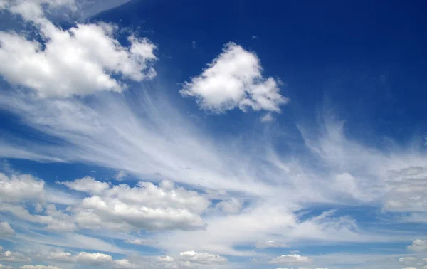 Background Blue Sky White Clouds — Stock Photo, Image