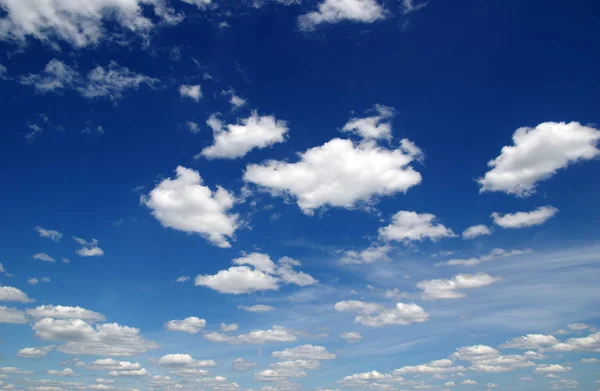 Achtergrond Van Blauwe Lucht Witte Wolken — Stockfoto