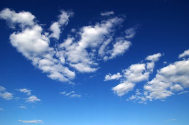 mavi gökyüzü ve beyaz bulutların arkaplanı