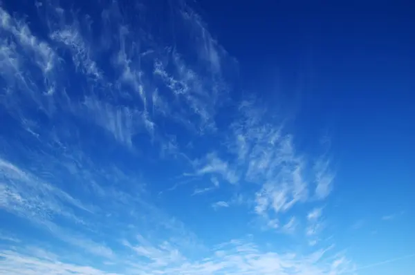 Tło Błękitnego Nieba Białe Chmury — Zdjęcie stockowe