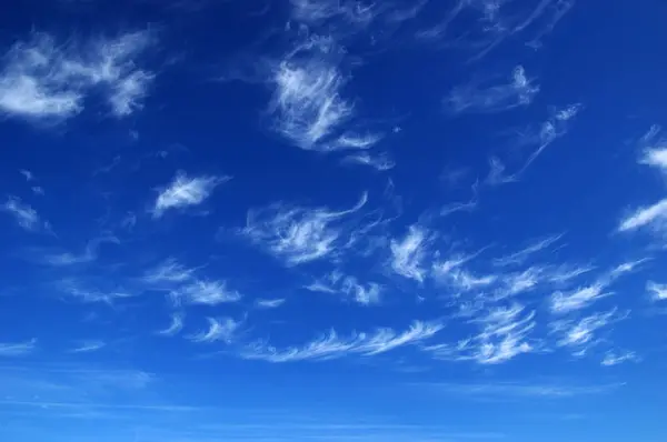 Fondo Cielo Azul Nubes Blancas —  Fotos de Stock