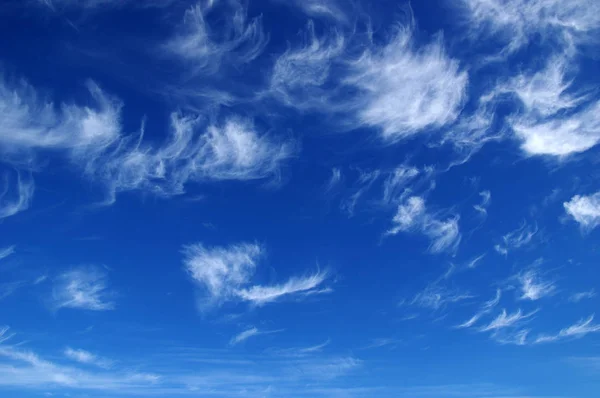 Fundo Céu Azul Nuvens Brancas — Fotografia de Stock