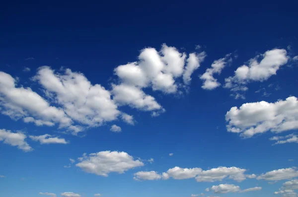 Fondo Cielo Azul Nubes Blancas — Foto de Stock