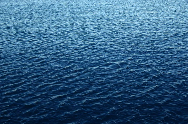 Blaue Meeresoberfläche Mit Wellen Hintergrund Wasser — Stockfoto