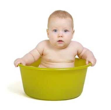 Şirin Bebek Banyoda küvette