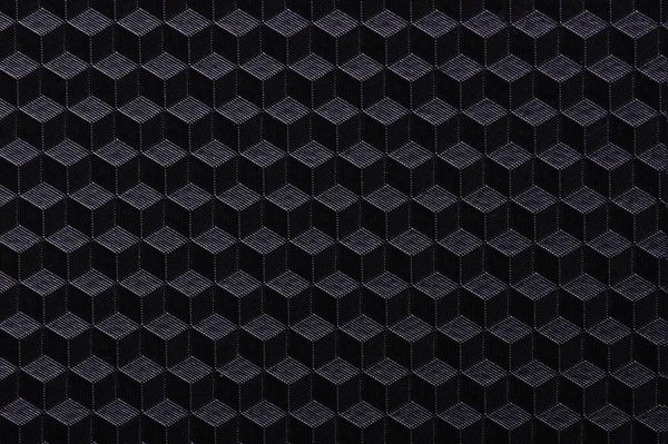 Fondo Geométrico Abstracto Con Cubos Negro — Foto de Stock