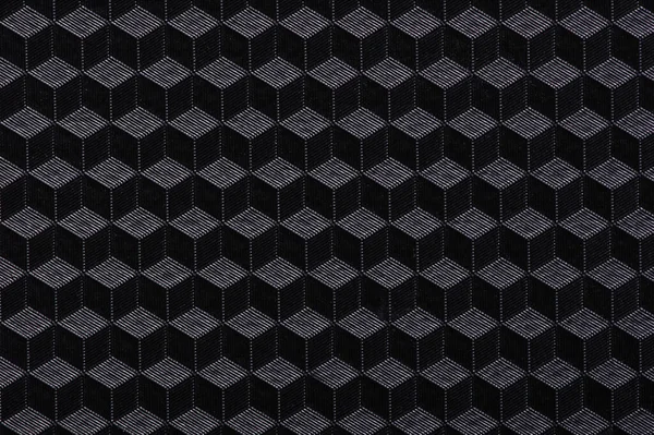 Αφηρημένο Γεωμετρικό Φόντο Κύβους Μαύρο — Φωτογραφία Αρχείου